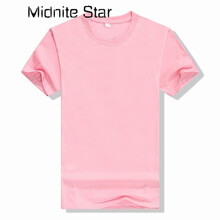 Midnite Star 短袖 男士T恤 220克粉色 