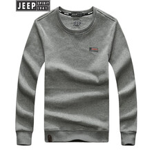 Jeep 長(cháng)袖 男士T恤 花灰色 