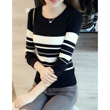 寬松條紋外套，微胖妹子的小心機