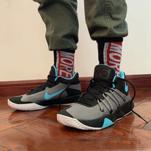 耐克（NIKE）籃球鞋灰藍(lán)921540-004 