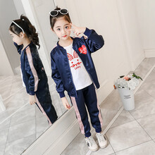 后背印花休閑套裝