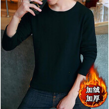 古萊登（GODLIKE） 七分袖 男士T恤 加絨單件黑色 XL，L，XXL，M，XXXL