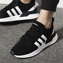 阿迪達(dá)斯（Adidas）跑步鞋G27639/黑白三條紋 40