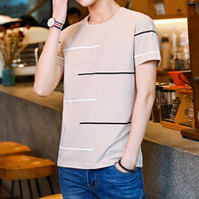 格雷森馬爾 短袖 男士T恤 MD851杏色 