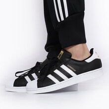 阿迪達(dá)斯（Adidas）板鞋黑色亮白D96800 40