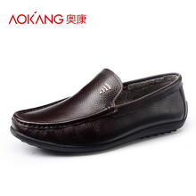 奧康（Aokang）男士棕色376818024 40