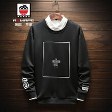 AEMAPE 長袖 男士T恤 黑色 XL，L，XXXL，XXL，M