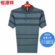 恒源祥 短袖 男士T恤 R056哈青1號(hào) 