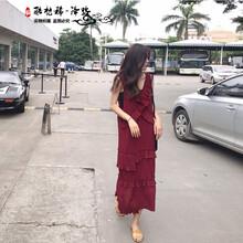 甜美長裙，微胖女神的性感小心機