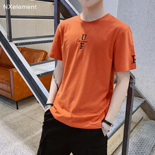逆向元素（NXelement） 短袖 男士T恤 1010桔色 