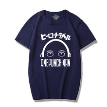 多創(chuàng)藝（DUOCHUANGYI） 短袖 男士T恤 藏青色onepunchman 