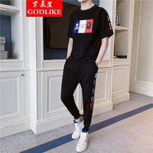 古萊登（GODLIKE） 短袖 男士T恤 619黑色 