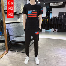 C2潮朝(C2 chao chao) 短袖 男士T恤 T23黑色 