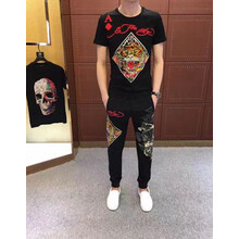 Boy Bees 短袖 男士T恤 8178方塊老虎黑色 