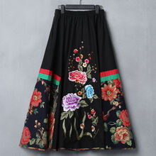 元素,樣式,刺繡大擺裙,民族,趨勢,新款,刺繡大擺裙新款,流行