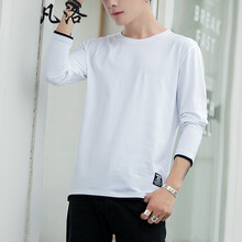 凡洛 長(zhǎng)袖 男士T恤 8901白色 