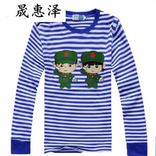 晟惠澤 長(zhǎng)袖 男士T恤 長(zhǎng)袖小軍人 S，4XL，L，M