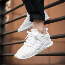 阿迪達(dá)斯（Adidas）跑步鞋白色舒適B37344   