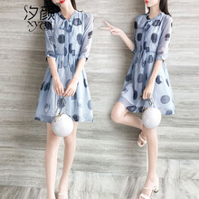 汐顏  蝴蝶結 連衣裙