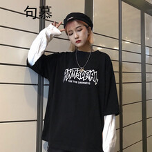 句慕（JUMU） 印花 短袖 T恤 女 圓領(lǐng)