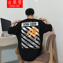 古萊登（GODLIKE） 短袖 男士T恤 T925黑色 