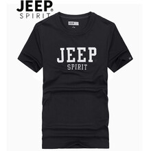 Jeep 短袖 男士T恤 1023黑色 