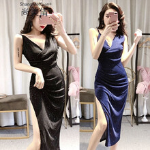 歐根紗性感女長裙