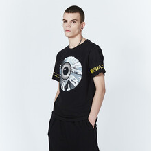 Mishkanyc 短袖 男士T恤 黑色 眼球 