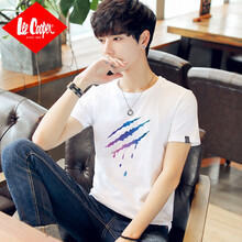 Lee Cooper 短袖 男士T恤 T01-白色 