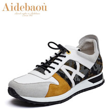 愛得堡（AIDEBAOU）男士白配黃 43
