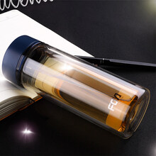 雙層隔熱防燙玻璃杯，喝出好水！