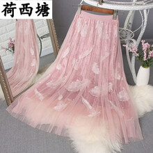 復(fù)古刺繡半身裙，打造優(yōu)雅小仙女