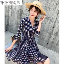 荷葉袖連衣裙，減齡又顯瘦