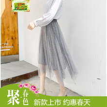 復(fù)古網(wǎng)紗半身裙，打造優(yōu)雅女神范