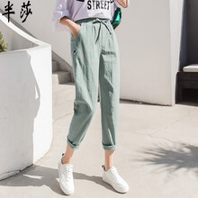 半莎  哈倫褲 女 九分褲 休閑褲
