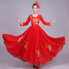 純色長(cháng)裙，微胖妹子的福音