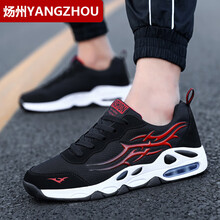 煬州（YANGZHOU）男士2821黑紅【透氣網(wǎng)面】 38