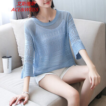 純棉印花毛衣，微胖妹子的好選擇