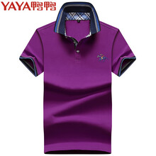 鴨鴨（YAYA） 短袖 男士T恤 紫紅色 