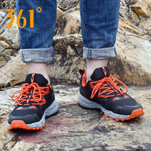 361°跑步鞋黑色/辣橙 3316 44，39，40，41，42，43