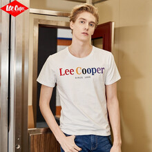 Lee Cooper 短袖 男士T恤 白色A1 