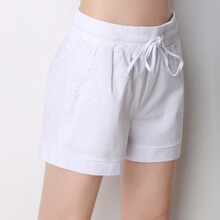 其他品牌 自然腰 直筒褲 女 短褲 休閑褲