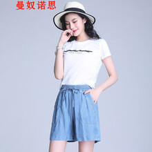 元素,夏季,新款,女士,樣式,松緊,流行,趨勢,牛仔,短褲