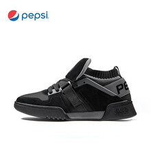 百事（PEPSI）跑步鞋黑/高級灰 