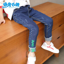 學(xué)生春季牛仔褲