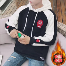 尊尚鳥(niǎo)（ZunshangniaO） 長(cháng)袖 男士T恤 黑色 拳頭衛衣（加絨款） XL，4XL，L，M