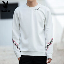 花花公子（PLAYBOY ESTABLISHED 1953） 長(cháng)袖 男士T恤 H323白色 