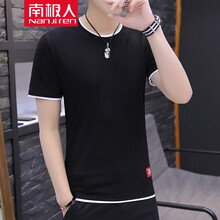 南極人（Nanjiren） 短袖 男士T恤 403黑色 