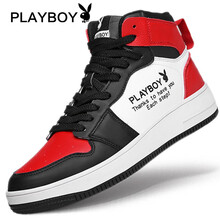 花花公子（PLAYBOY）男士紅色（高幫款） 41