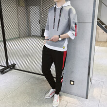 其他品牌 七分袖 男士T恤 430灰色 